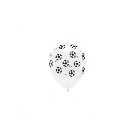 Globos balones de futbol 6 uds 33 cm