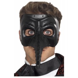 Mascara veneciana pico peste negra