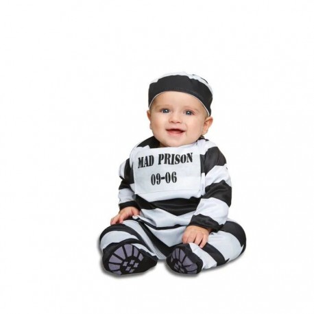 Disfraz preso para bebe talla 1 2 anos