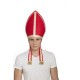 Sombrero obispo rojo oro