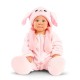 Disfraz conejo rosa para bebe tallas