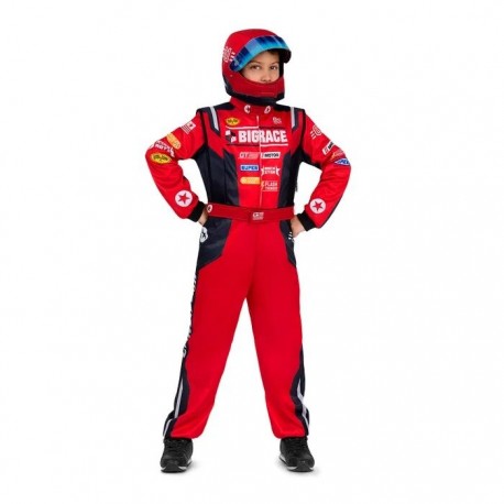 Disfraz piloto de F1 coches talla 5 6 anos