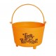 Caldero halloween naranja 30 cm