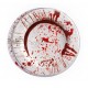 Platos halloween sangre 6 uds 23 cm