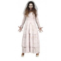 Disfraz novia fantasma para niña infantil tallas