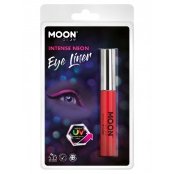 Eye liner rojo intenso neon 10 ml moon brilla luz UV