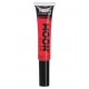 Mascara de ojos rojo UV neon