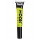 Mascara de ojos amarillo UV neon