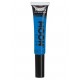 Mascara de ojos azul UV neon