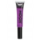 Mascara de ojos morado UV neon