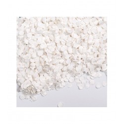 Confeti redondo blanco 1 cm 100 gr