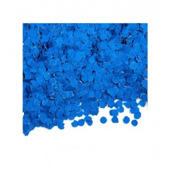Confeti redondo azul 1 cm 100 gr