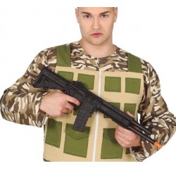 Rifle de asalto de los swat de 59 cm juguete plastico