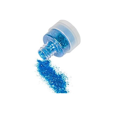 Purpurina super brillante azul Crystal Flakes 8 gr grimas