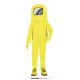 Disfraz Astronauta Among Us amarillo para nino talla 5 6 anos