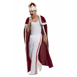 Disfraz Fredie Mercuri rey Royal Queen talla L