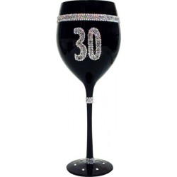Copa de vino 30 cumpleanos en estuche regalo