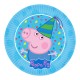 Platos George Pig cumpleanos 8 uds 18 cm