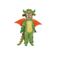 Disfraz dragon verde para bebe talla 12 18 meses