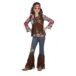 Disfraz hippie anos 70 para nina tallas