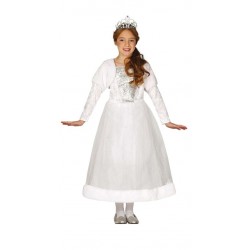 Disfraz princesa blanca para nina tallas