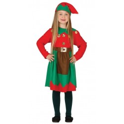 Disfraz Elfo navidad para niña tallas