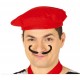 Boina roja para adulto