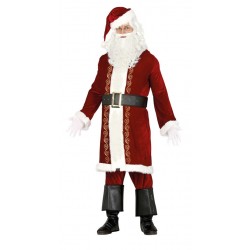 Disfraz Santa Claus para hombre talla L 52 54 Papa Noel