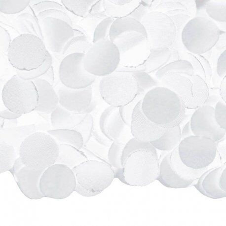 Confeti Blanco no gris 100 gr copo fino