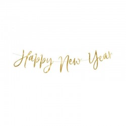 Letrero Happy New year 66x18 cm