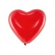 Globo corazon rojo latex 16 100 uds