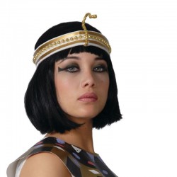 Diadema cleopatra con perlas egipcia 13757 gui
