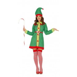 Disfraz Elfa de navidad para mujer talla M o L
