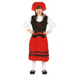 Disfraz pastorcita traje regional cantabria para niña