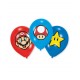 Globos super mario bros 6 uds 28 cm