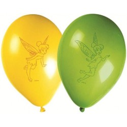 Globos Campanilla Hadas magicas 8 uds 23 cm