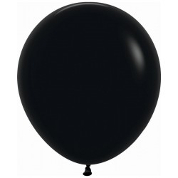 Globos R18 negro 15 uds de 45 cm Sempertex