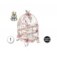 Soporte para cupcakes jaula vintage 32x48 cm