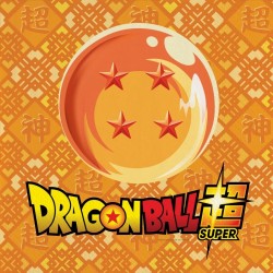 Servilletas Dragon Ball cumpleaños 20 uds 33 cm