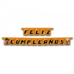 Guirnalda feliza cumpleaños Dragon Ball 3 mt