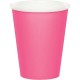 Vasos rosa fucsia 8 uds