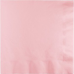 Servilletas rosa pastel 20 uds de 25 cm