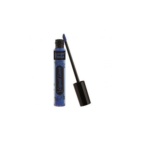 Maquillaje liquido al agua azul con aplicador