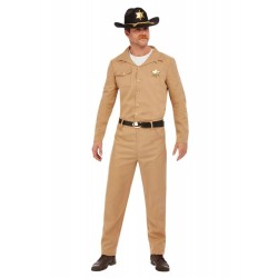 Disfraz Sheriff de los 80 hopper talla M