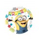 Platos Minions para cumpleanos 8 uds 23 cm