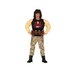 Disfraz Rambo despedidas talla 52 54 L hombre