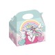 Cajitas regalo chuches unicornio 12 uds 16x16x10 cm