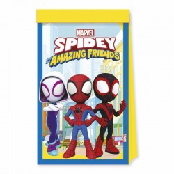 Bolsas de papel Spidey and friends 4 uds