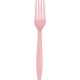 Tenedores rosa pastel 24 uds