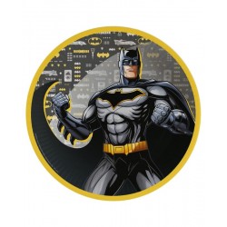 Platos Batman cumpleanos 8 uds de 23 cm